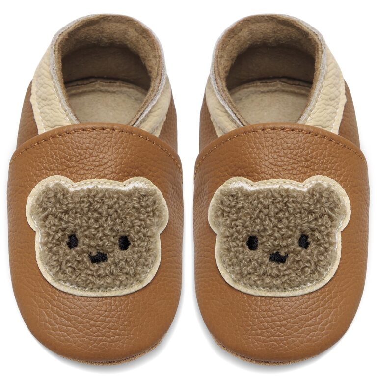 Otroški copatki IceUnicorn rumeno-rjavi medvedek (12-18 mesecev) - 👕 OBLAČILA IN OBUTEV - Odprta Skatla