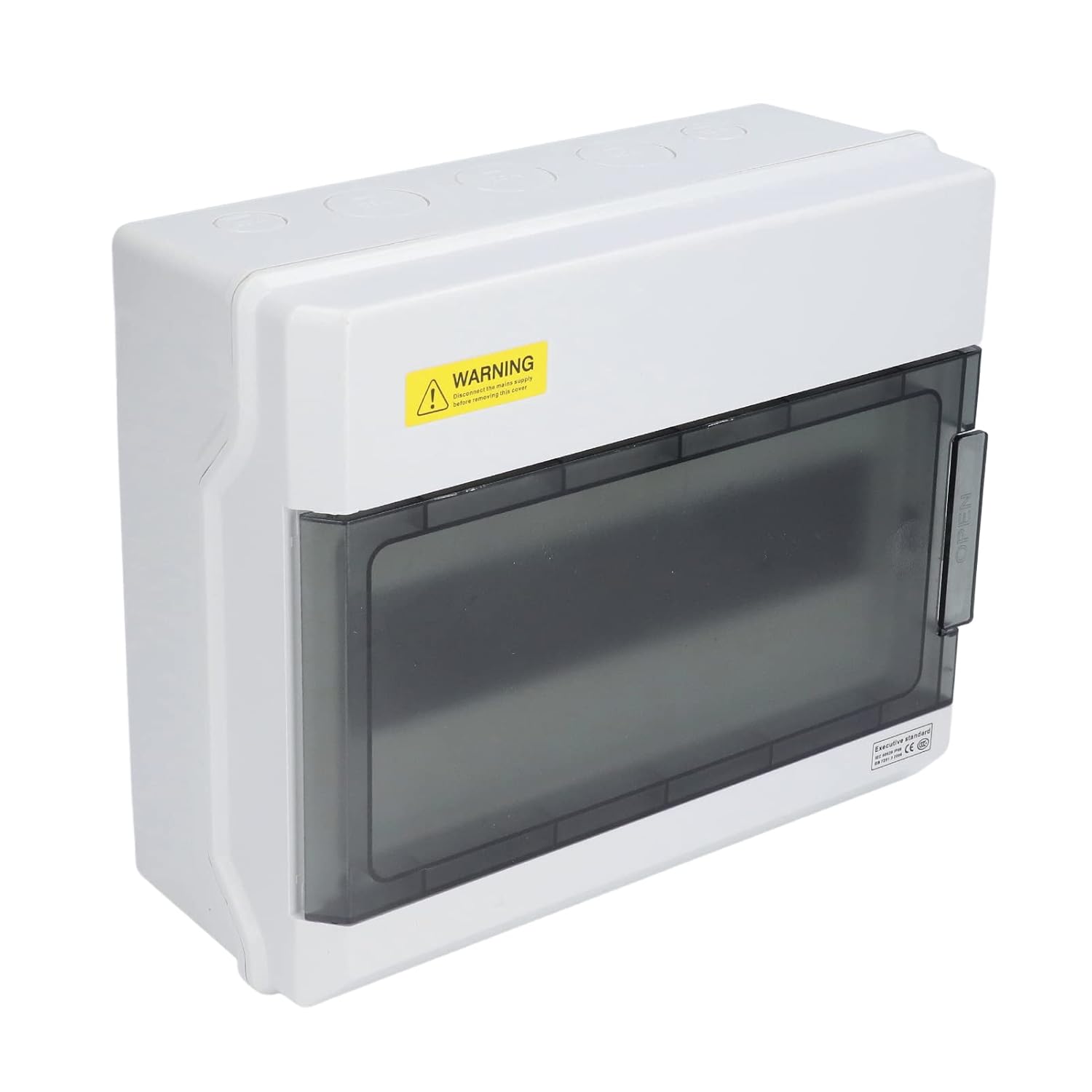 Vodoodporna nadometna razdelilna omarica, 12 modulov, IP66 - 🏠 DOM & VRT - Odprta Skatla