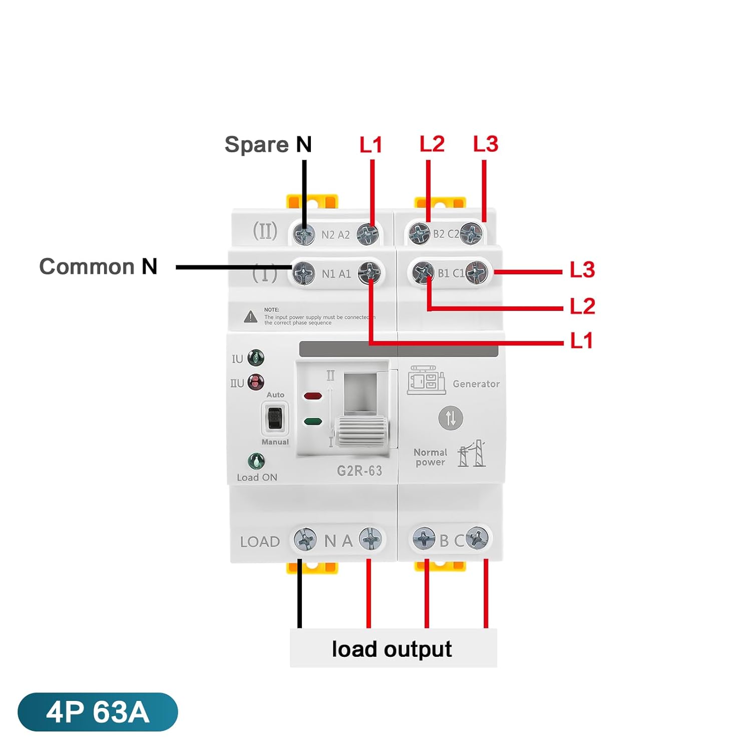 Avtomatsko preklopno stikalo ATS 63A 220V - 🏠 DOM & VRT - Odprta Skatla