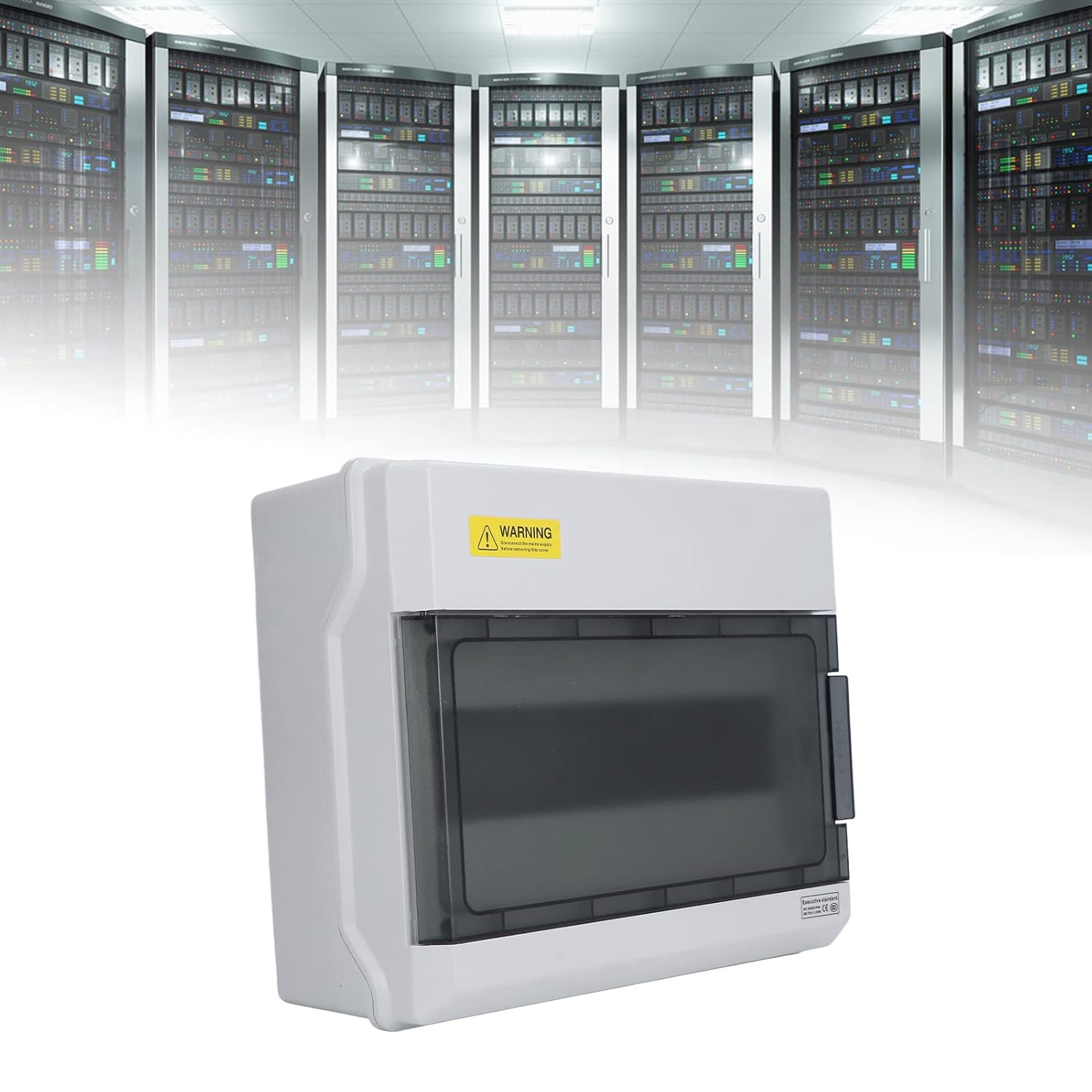 Vodoodporna nadometna razdelilna omarica, 12 modulov, IP66 - 🏠 DOM & VRT - Odprta Skatla