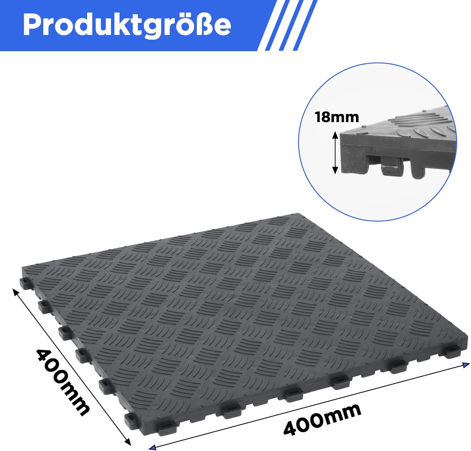 PVC talne plošče za garažo – 20 kosov, nedrseče, 40x40 cm - 🏠 DOM & VRT - Odprta Skatla