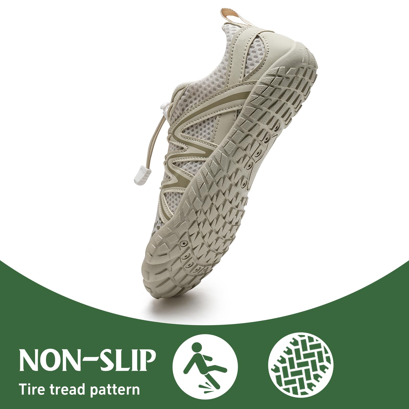 Barefoot čevlji za moške in ženske – 41 EU, bež - 👕 OBLAČILA IN OBUTEV - Odprta Skatla