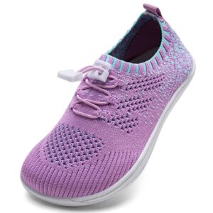 Otroški Barefoot čevlji IceUnicorn – Vijolični, široki, zračni, 26EU