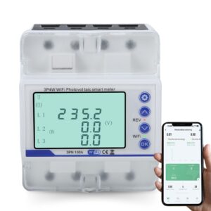 Pametni trifazni števec Jadeshay Tuya – oddaljeno upravljanje, WiFi