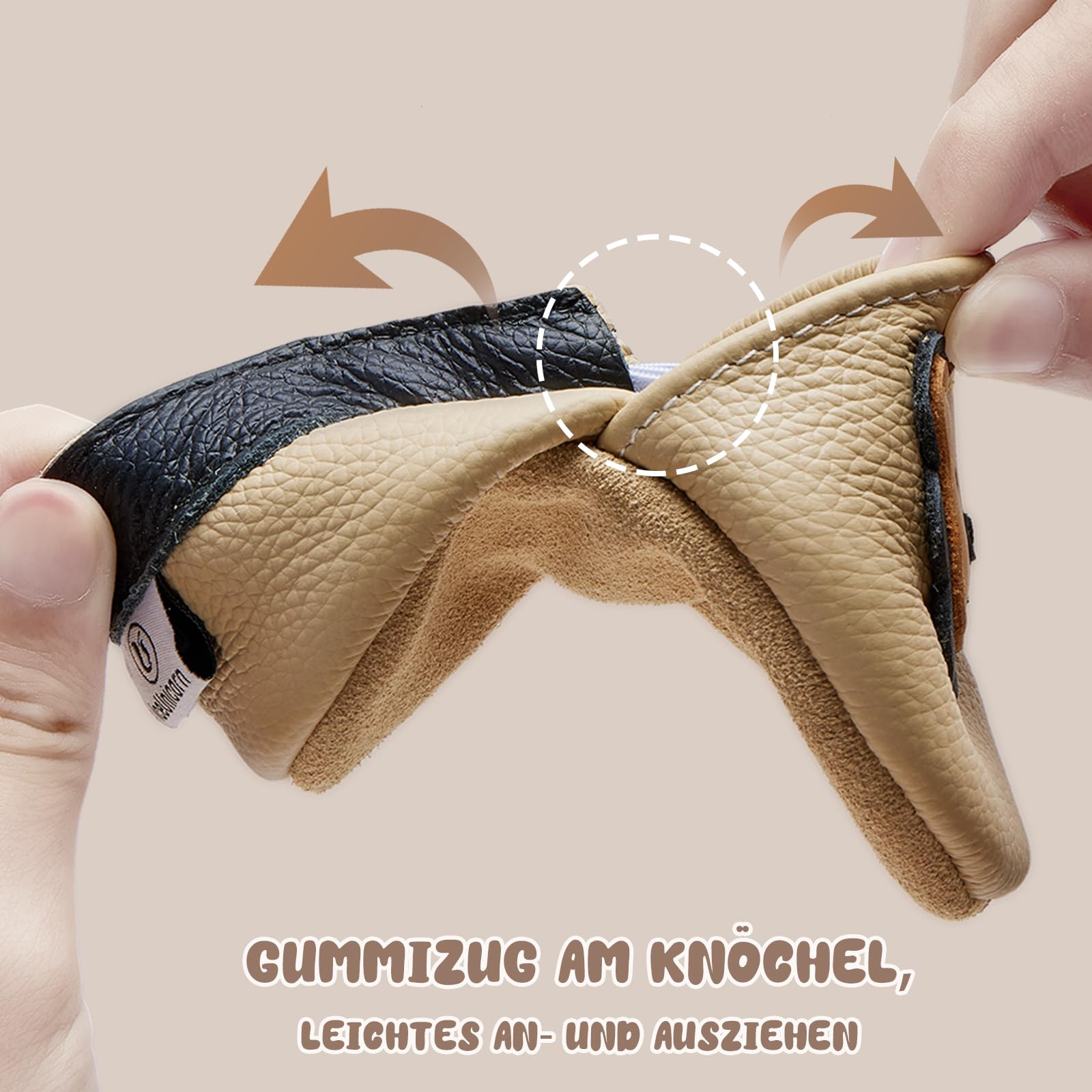 Otroški usnjeni copatki IceUnicorn – Prvi čevlji za dojenčke - 👕 OBLAČILA IN OBUTEV - Odprta Skatla