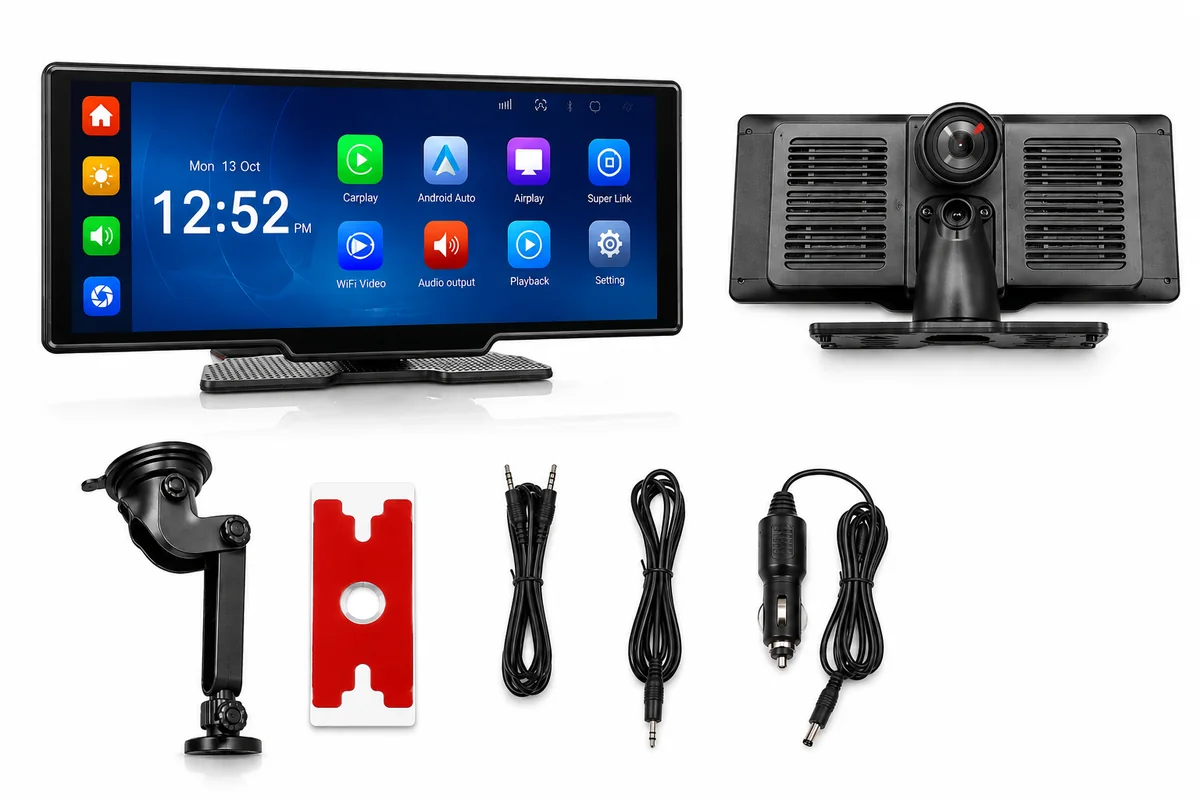 Vsebina paketa CarPlay zaslona brez vzvratne kamere