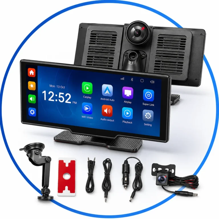 Pametni avto zaslon 10,26″ – Wireless CarPlay & Android Auto + DVR in vzvratna kamera - ⚡ ELEKTRONIKA - Odprta Skatla